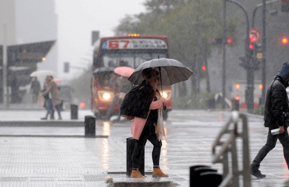 Las lluvias llegaron a Buenos Aires y generaron estragos.