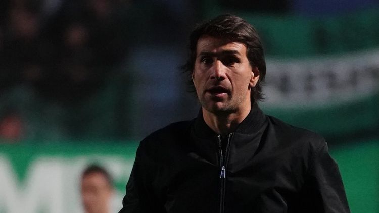 Leo Ponzio habló en conferencia tras el empate ante Sarmiento en Junín .&nbsp;