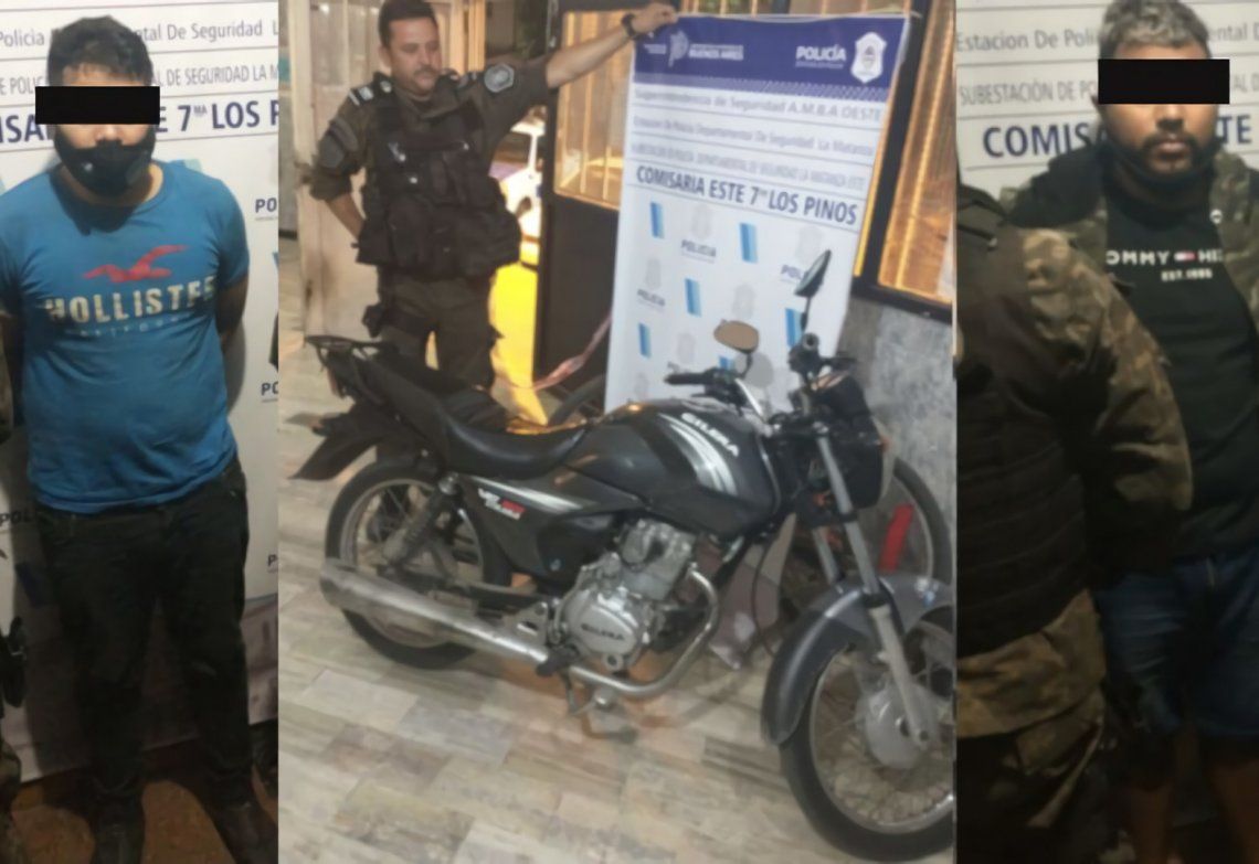 El delito más temido y la imagen de un caso que terminó con dos motochorros presos en La Matanza.
