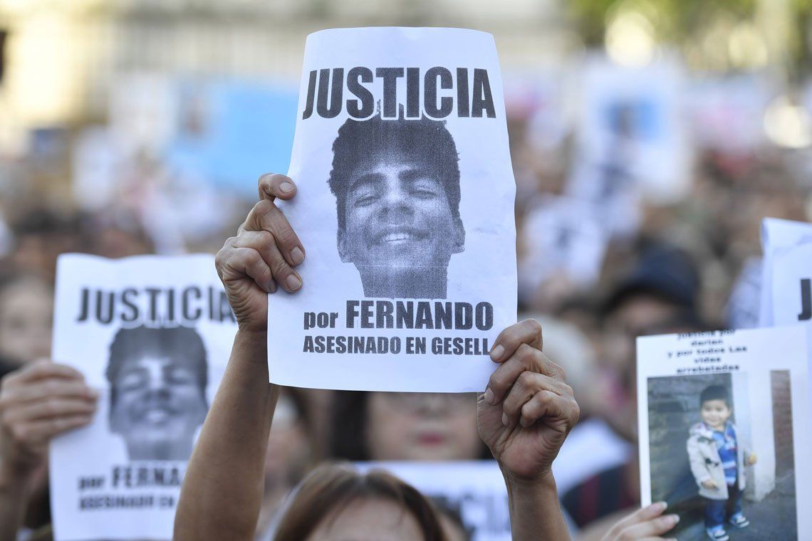 Las fotos de la marcha a un mes del crimen de Fernando Báez Sosa