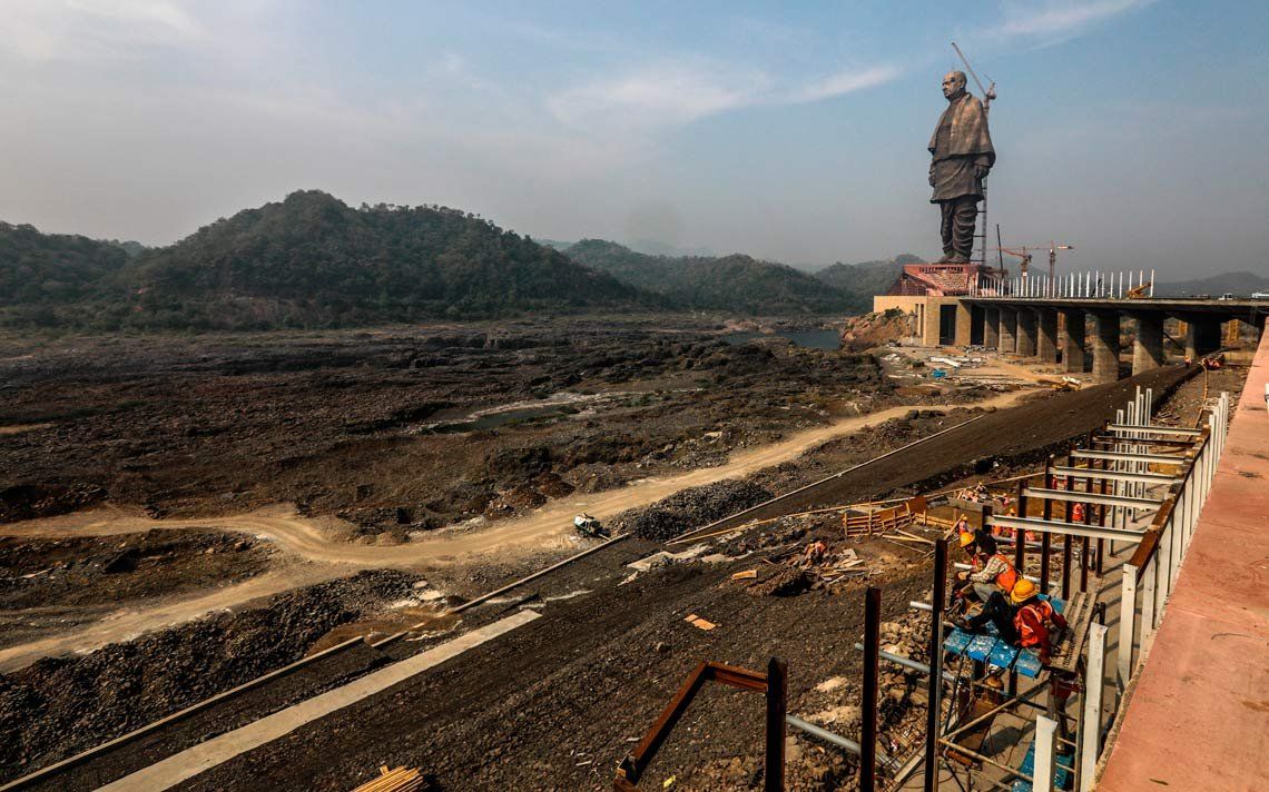 India inaugurará a fin de mes la estatua más alta del mundo