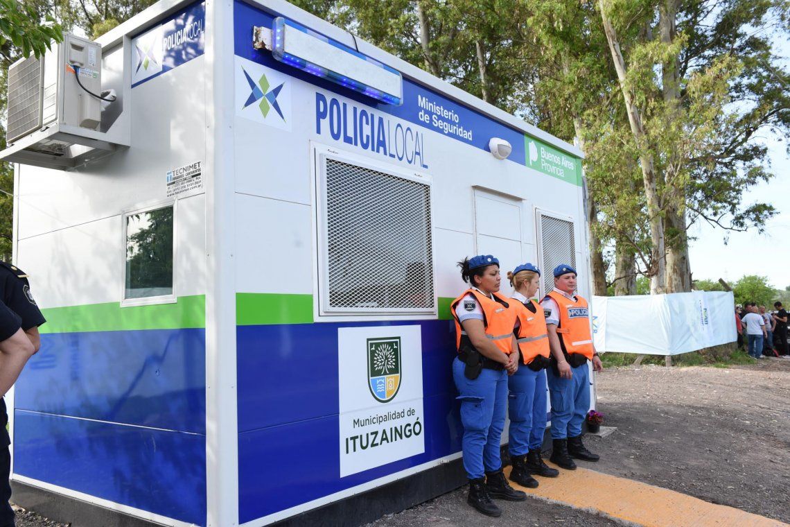 Inauguran posta policial en el límite entre Ituzaingó y Hurlingham