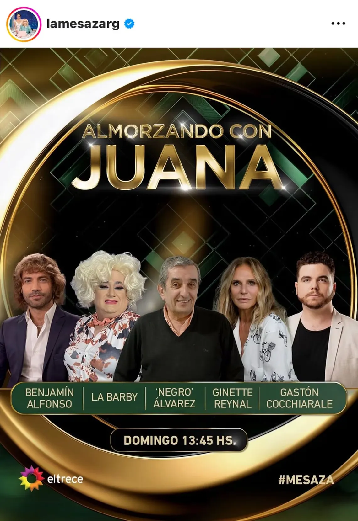 Las mesazas del fin de semana: los invitados de Mirtha Legrand y Juana Viale