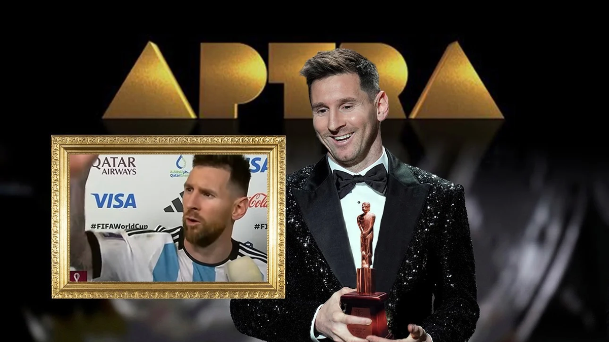 ¡Lionel Messi ganó un Martín Fierro por el andá pa allá bobo!
