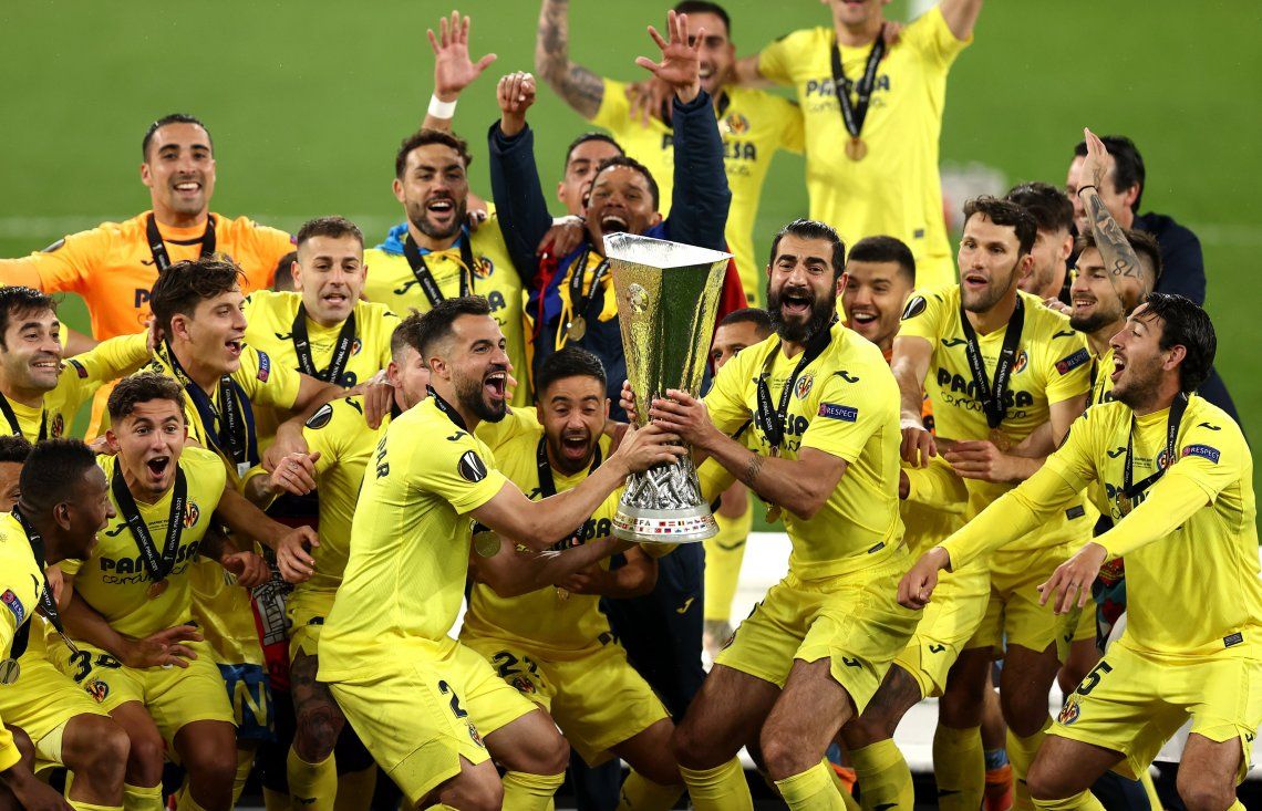 Villarreal le ganó en la final al Manchester United y se consagró campeón de la Europa League