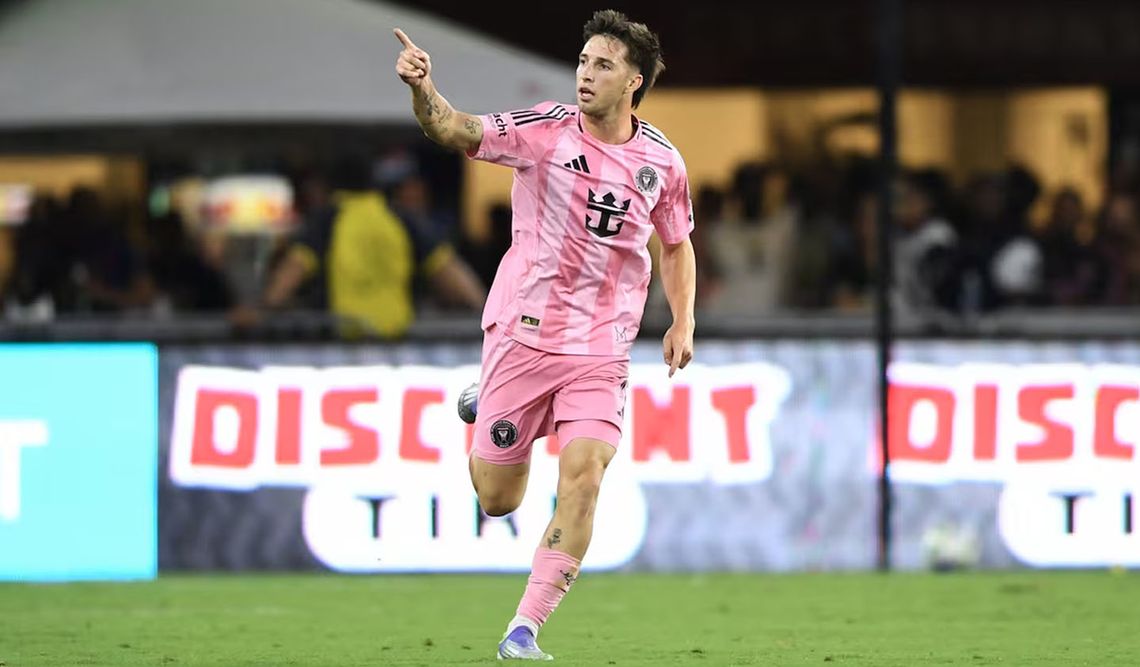 Baltasar Rodríguez disputó 22 partidos con Inter Miami y marcó 3 goles.