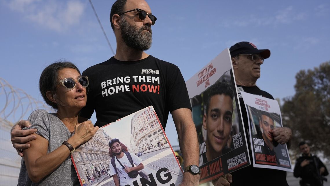 Los rehenes israelíes estaban en poder del grupo terrorista Hamás.