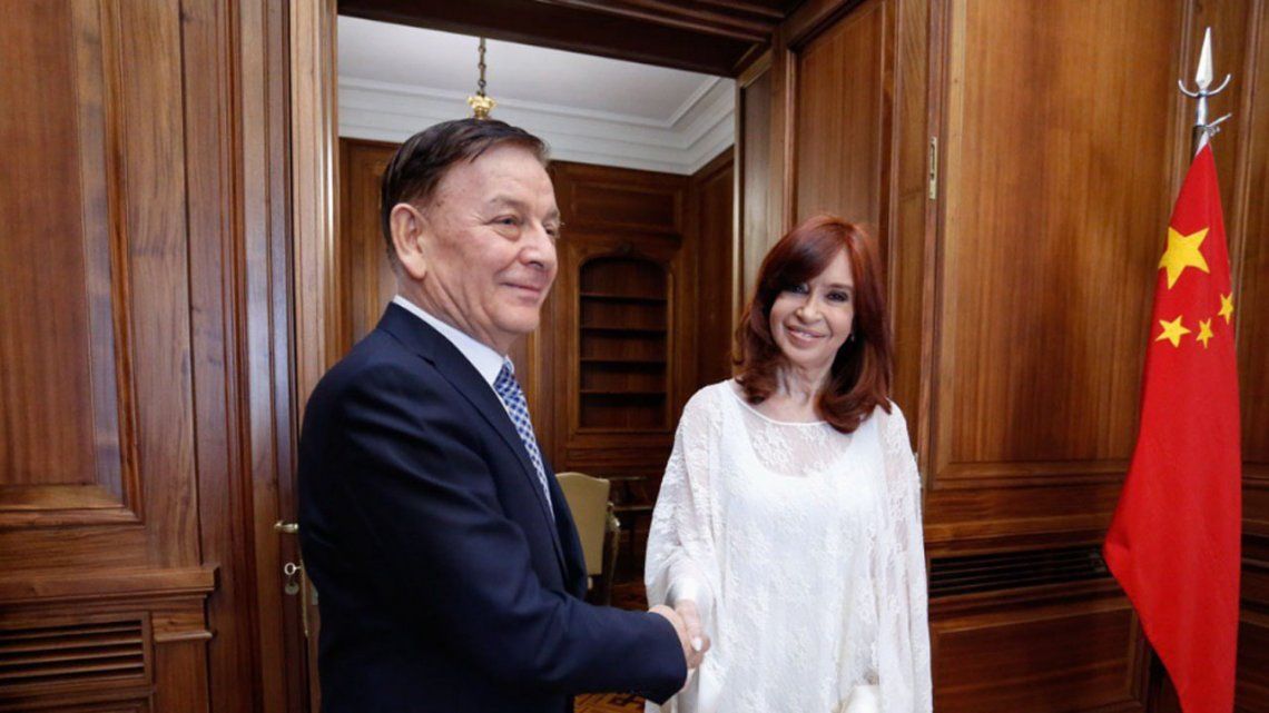 Cristina Kirchner recibió a las delegaciones de China y Rusia tras la asunción