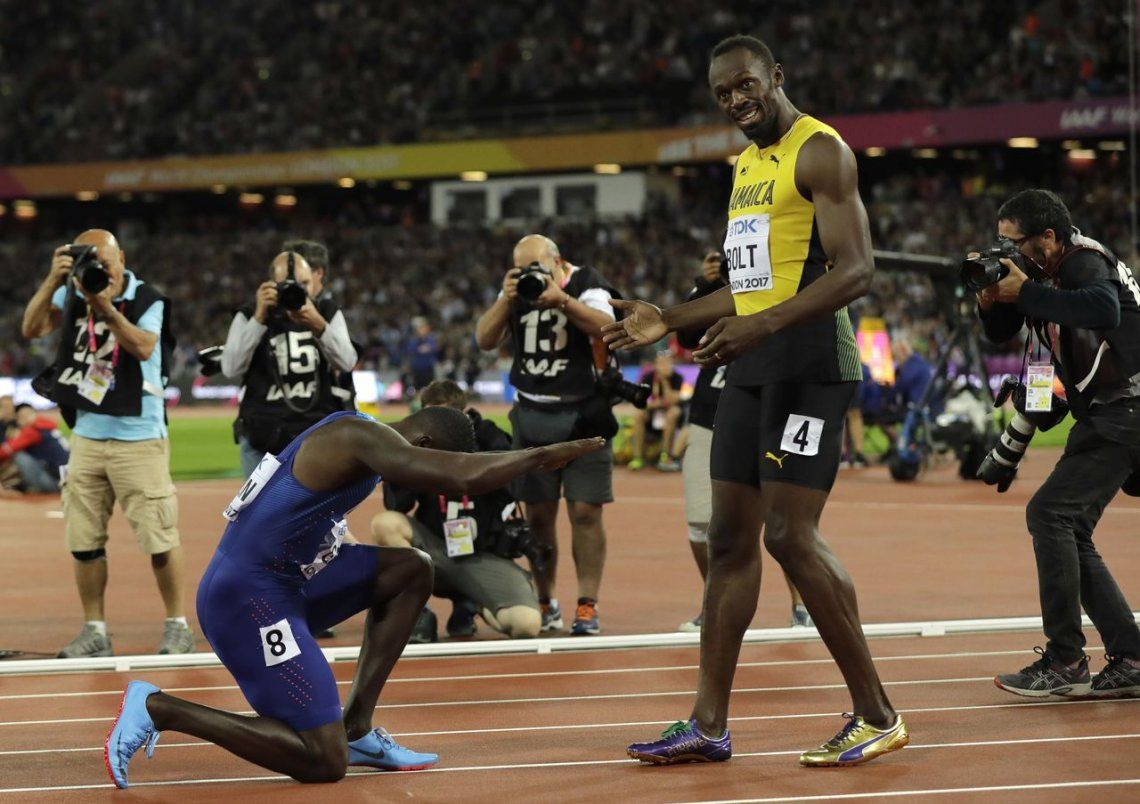 Sorpresa: Bolt terminó tercero en su última final de los 100 metros