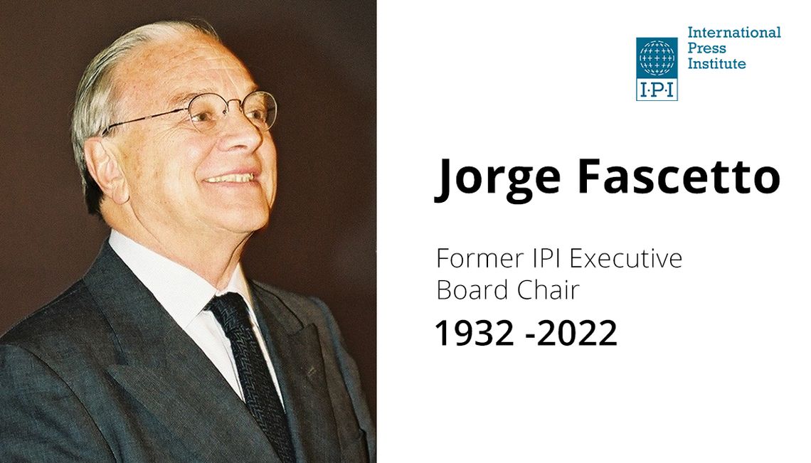 El IPI valoró la defensa de la libertad de prensa hecha por Jorge Fascetto.