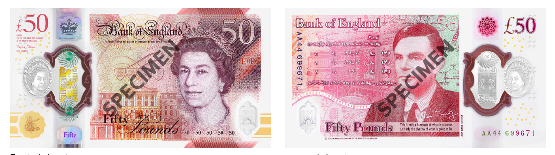 Se calcula que hay 10.500 millones de billetes de 50 libras en circulación.