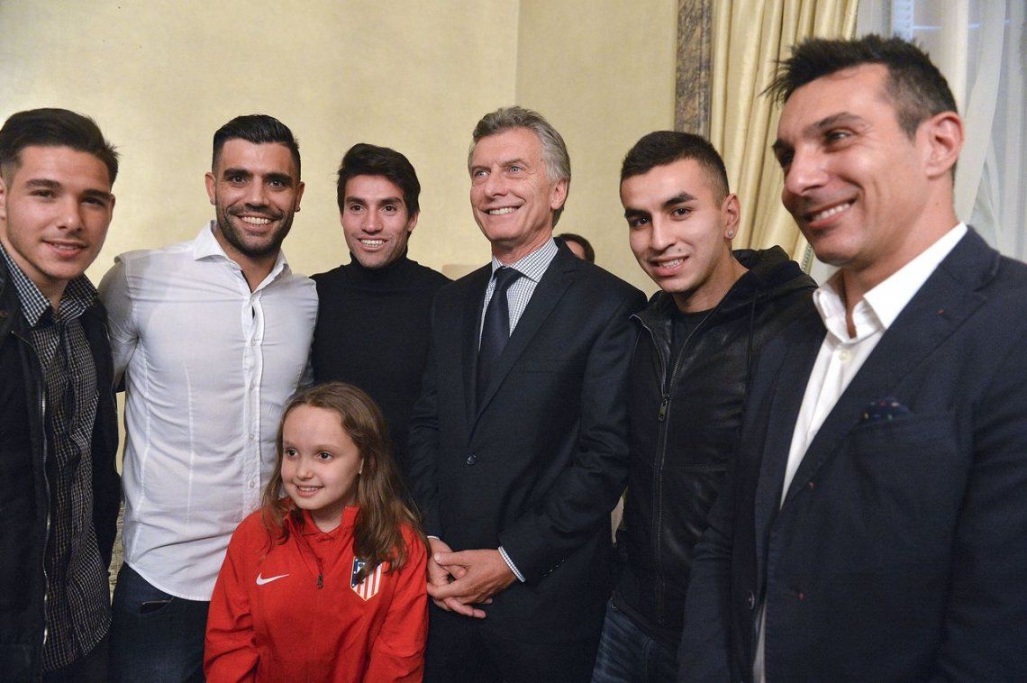 Madrid: Macri se reunió con deportistas argentinos y Messi pegó el faltazo