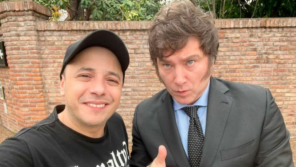 Javier Milei confirmó que el cantante de cumbia David Adrián Martínez