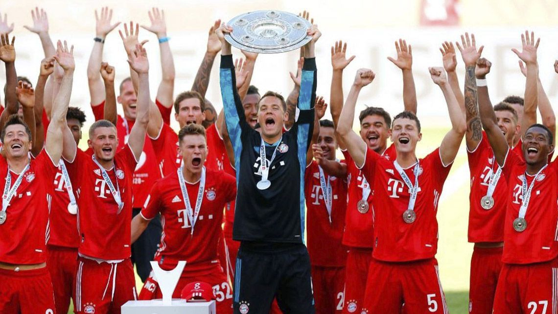 Bayern Múnich se consagró campeón de la liga de Alemania.