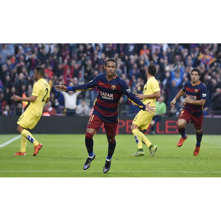 Con una genialidad de Neymar, el Barcelona goleó al Villarreal