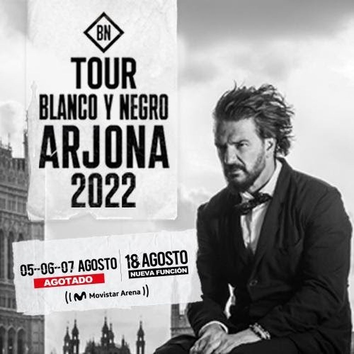 Ricardo Arjona anuncia una nueva fecha de su tour 