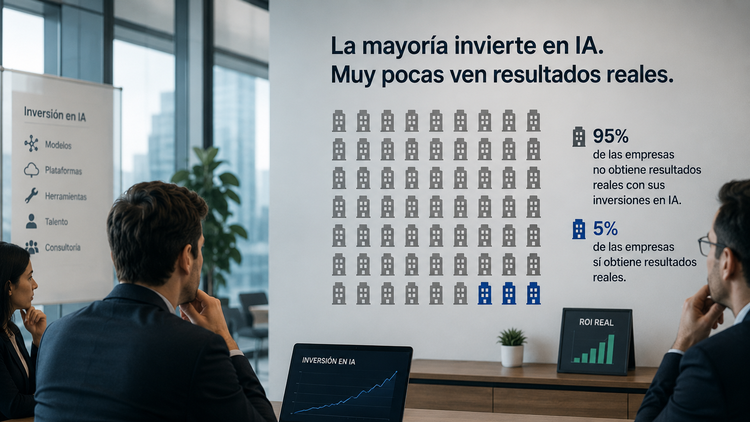 El informe de la Universidad Tecnológica de Masachussets, advierte que el 95% de las empresas gasta millones sin ver resultados