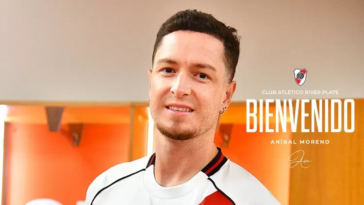 Aníbal Moreno, nueva cara del club de Núñez.