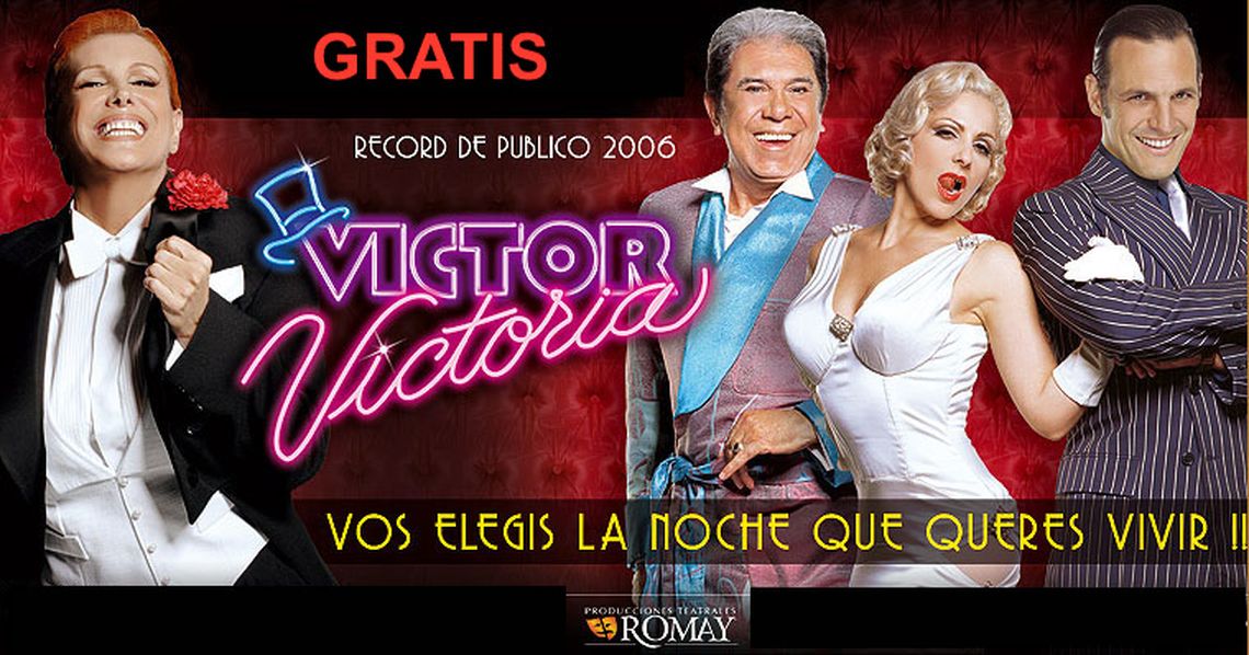 Víctor Victoria disponible en forma gratuita en TEATRIX