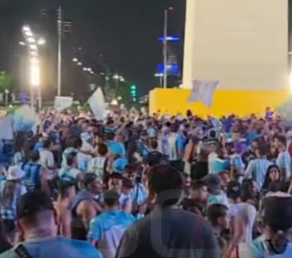El punto de siempre para las celebraciones deportivas.