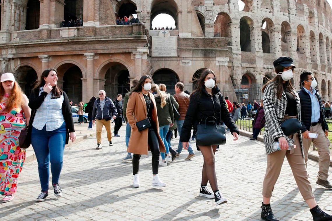 Italia sufre otro pico de contagios de Covid a pesar de que sus fronteras estuvieron cerradas al turismo extranjero de países no pertenecientes a la UE. Archivo.