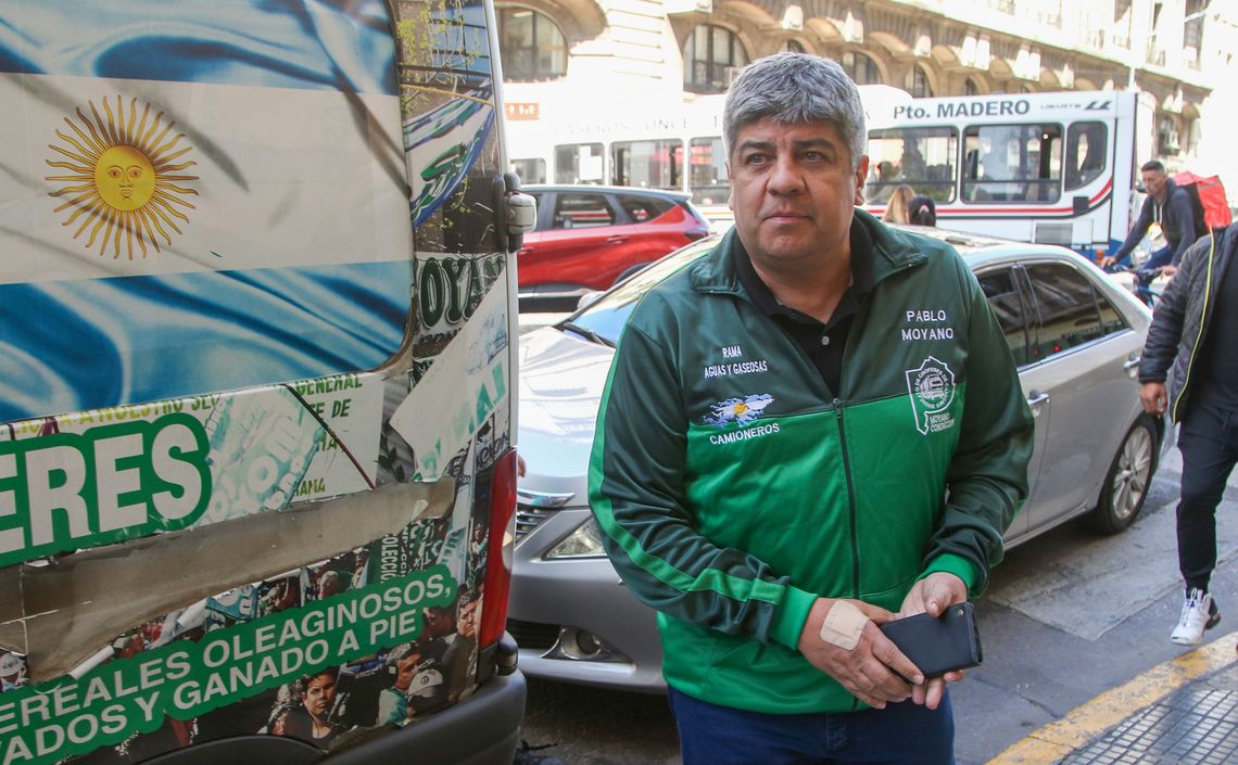 Pablo Moyano llevó a las cámaras una ambiciosa propuesta de aumento salarial para los camioneros.
