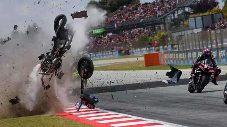 El accidente de Alex Márquez generó preocupación en el MotoGP.