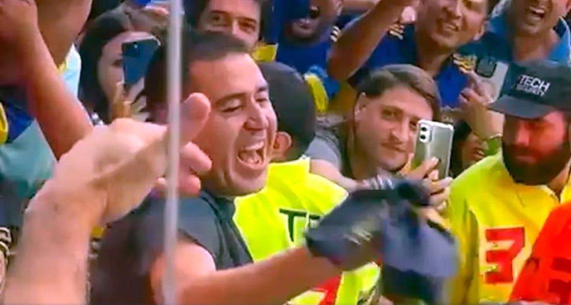 Córdoba . Riquelme festeja victoria frente a River 