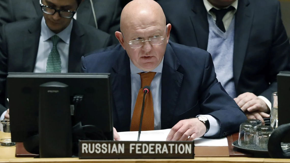 Vasili Nebenzia, representante permanente de Rusia ante la ONU