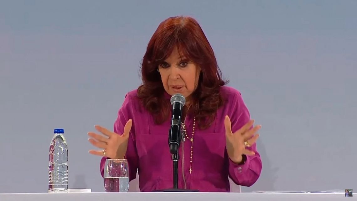 Cristina Kirchner en el homenaje a Juan Domingo Perón