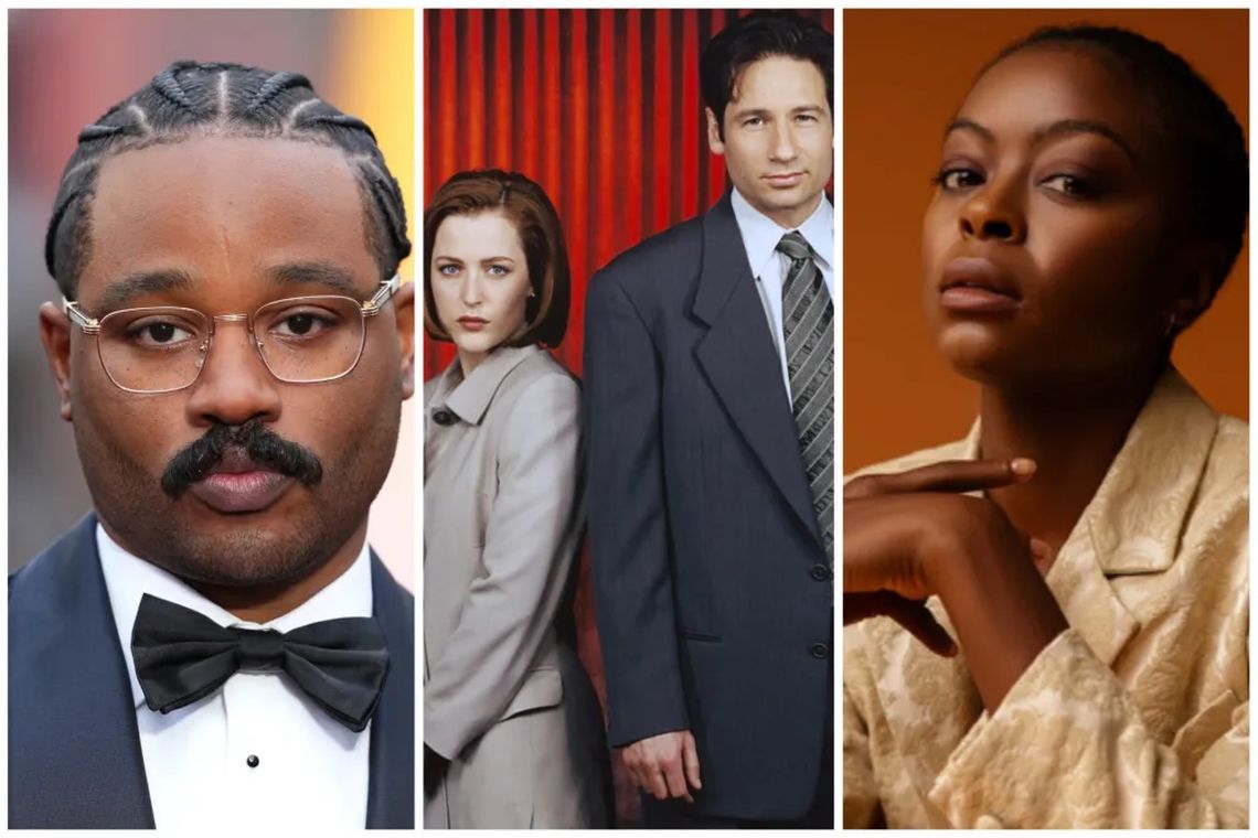 Gareth Cattermole, David Duchovny & Gillian Anderson y Melissa Alexander