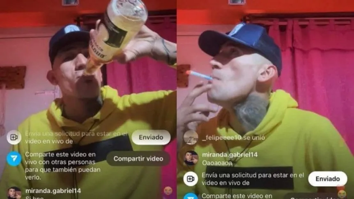 Ricardo Centurión no mostró una actitud profesional en Instagram.