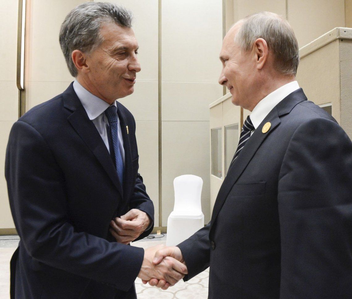 Una reunión con Putin, la primera escala de la gira europea de Macri
