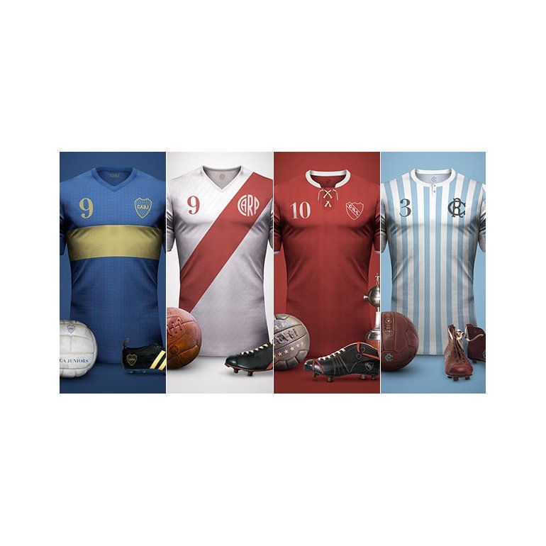 10 camisetas retro del fútbol argentino que te van a enamorar