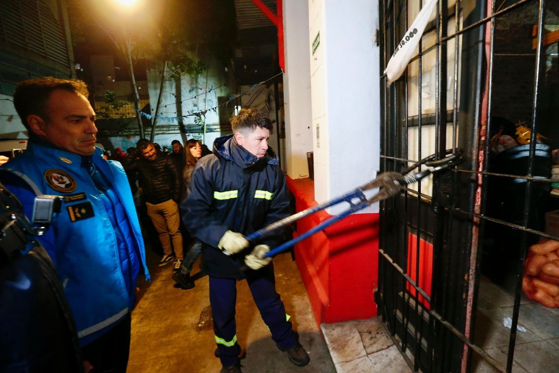 El Gobierno del Ciudad desalojó un predio ocupado en el barrio de Palermo por gente de Juan Grabois (Foto Gobierno CABA)