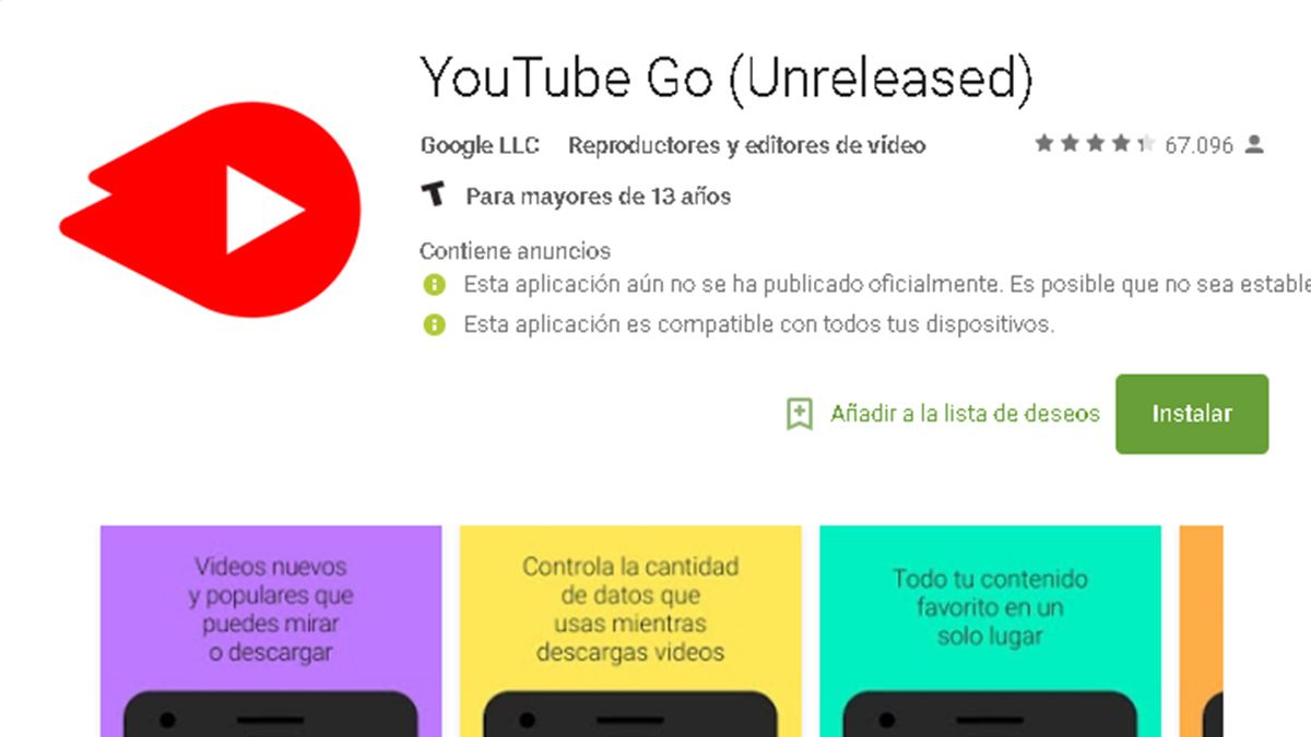 Cómo funciona YouTube Go, la app de videos para controlar el consumo de  datos