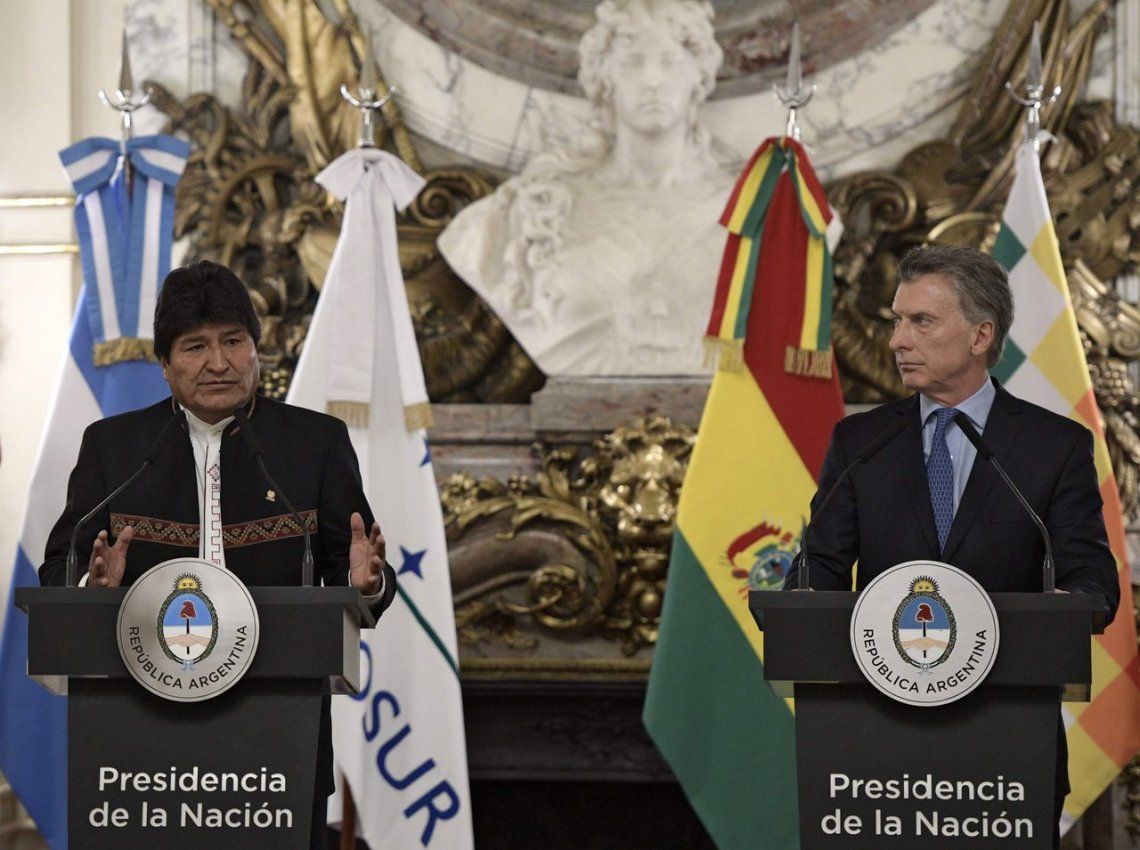 Macri recibió a Evo Morales y destacó la posibilidad de comercializar el gas natural