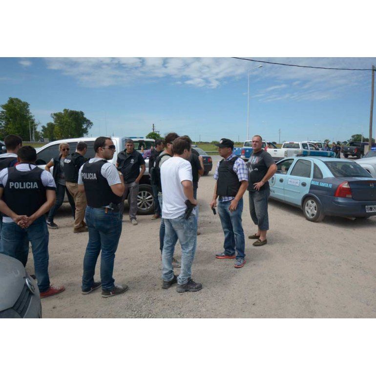 Operativo de Gendarmería en Santa Fe. Foto: Agencia Rosario / Diario Popular