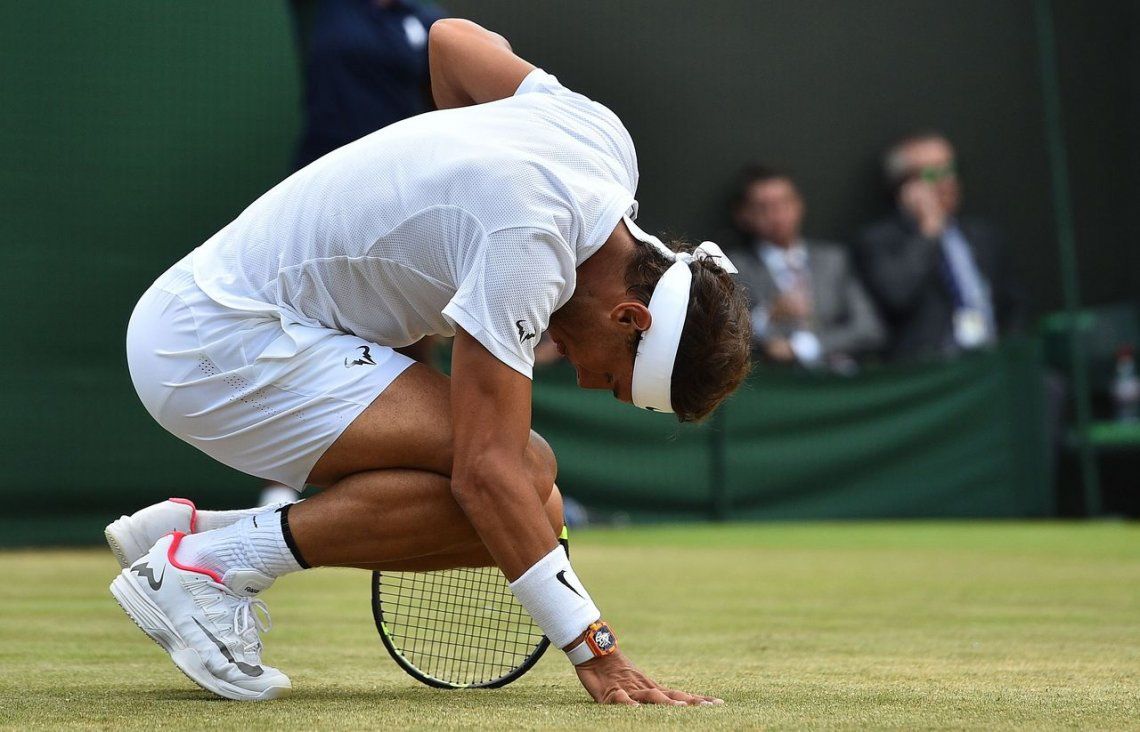 Wimbledon: Nadal dejó todo, pero quedó eliminado ante Gilles Muller