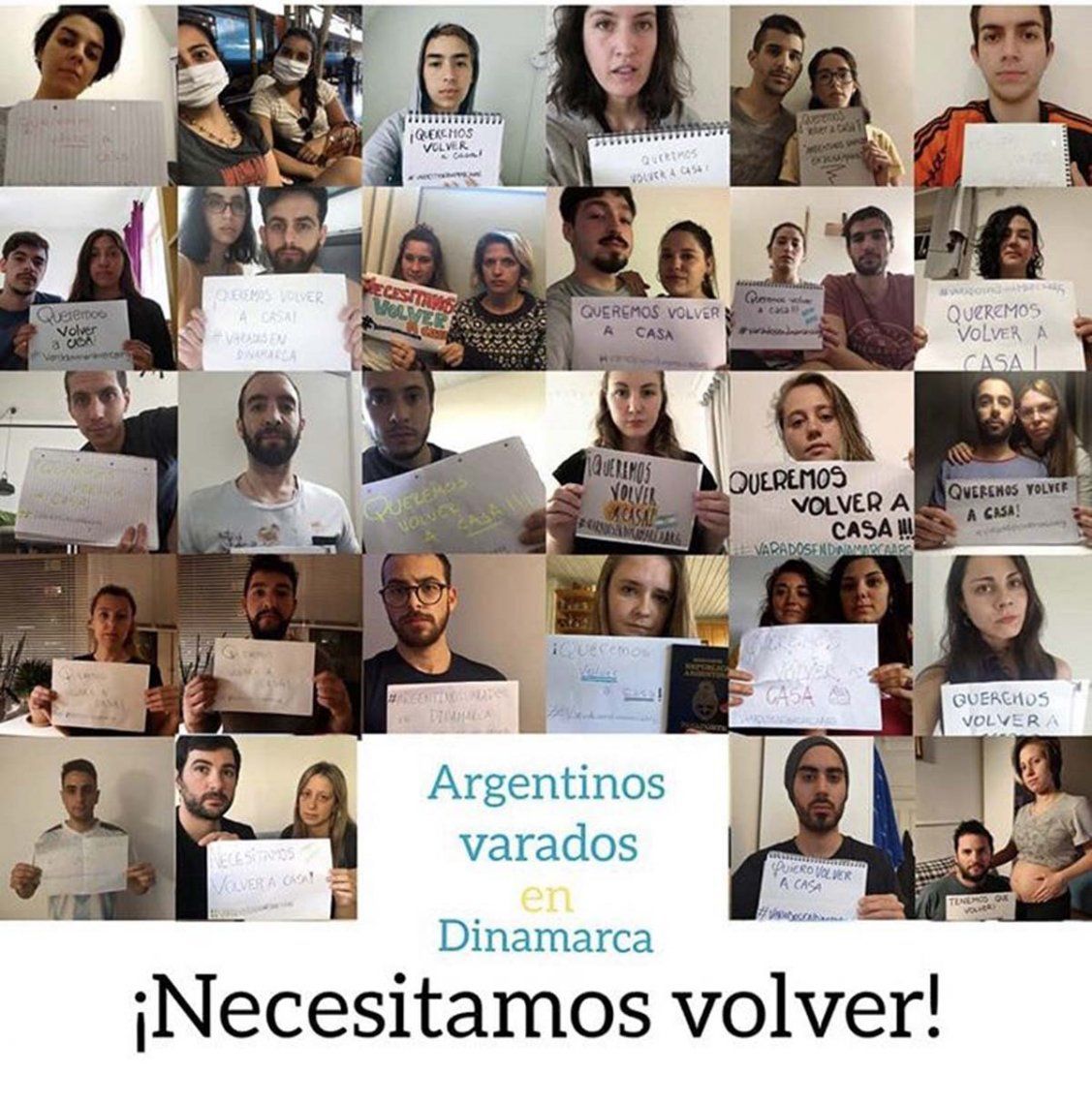 Argentinos varados en Dinamarca por el coronavirus piden ayuda para volver al país