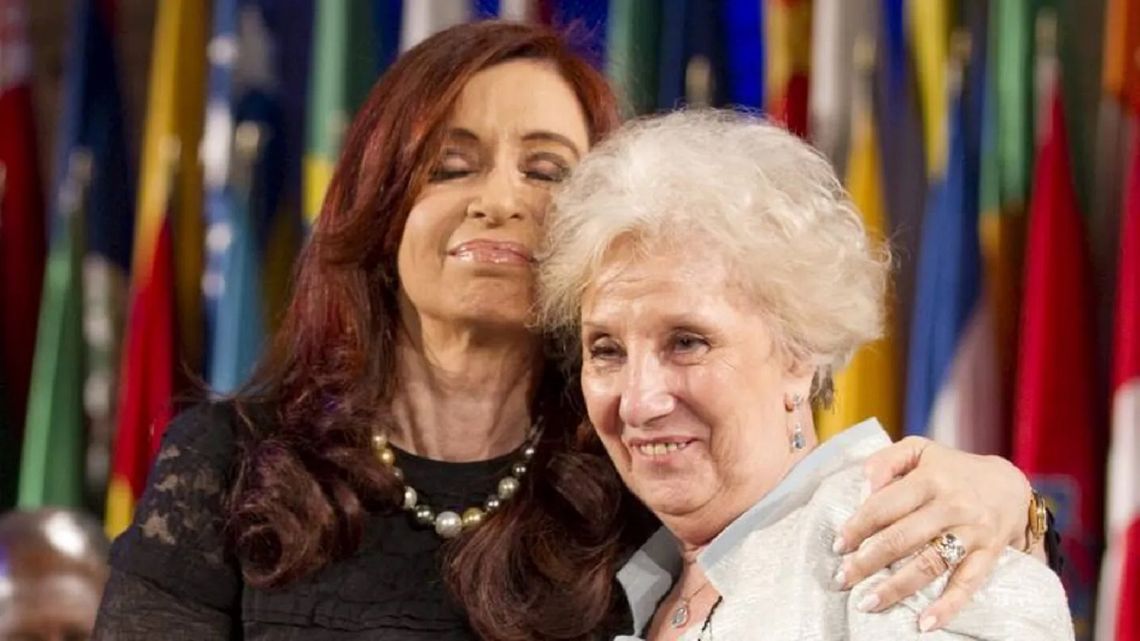 Estela de Carlotto salió a defender a Cristina Kirchner