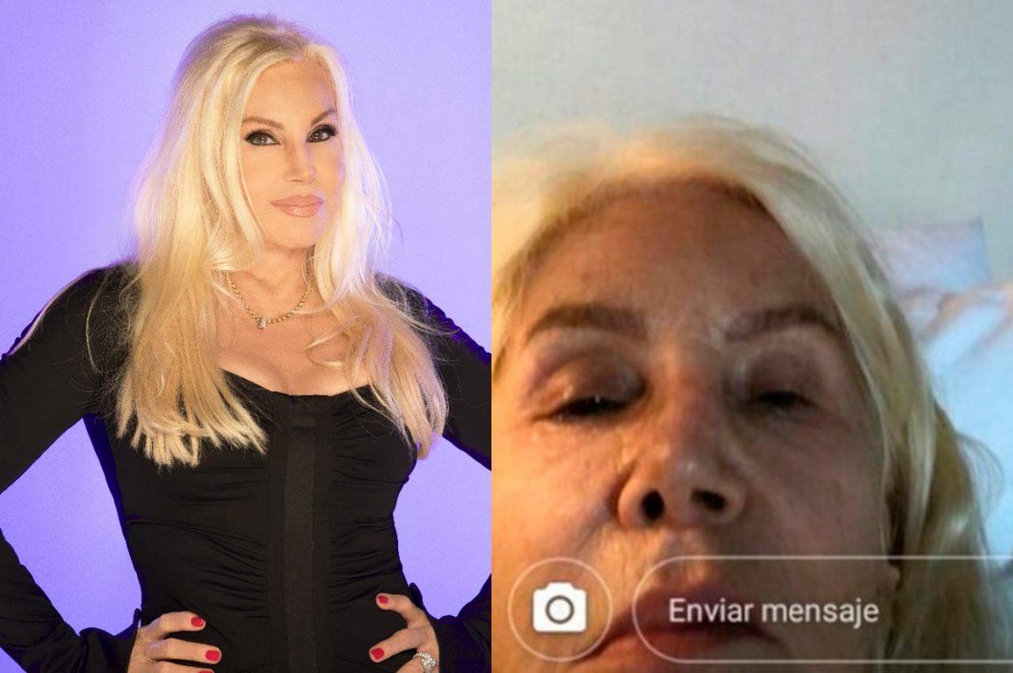 Susana Giménez publicó una selfie a cara lavada y luego la borró