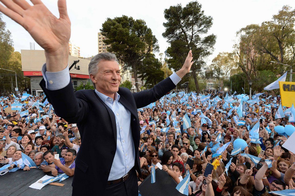 Macri encabezó en Neuquén la marcha del Sí Se Puede
