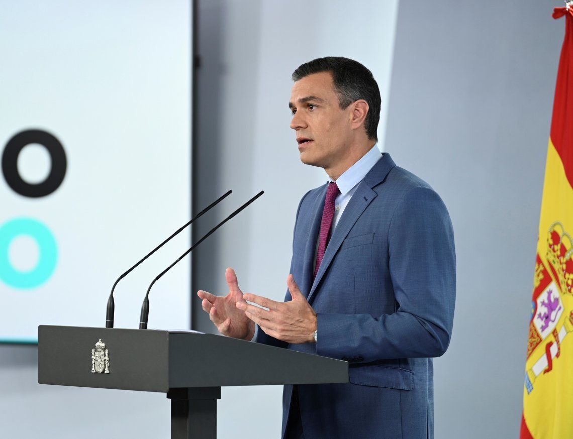 Pedro Sánchez anunció nuevas medidas para contener la inflación.