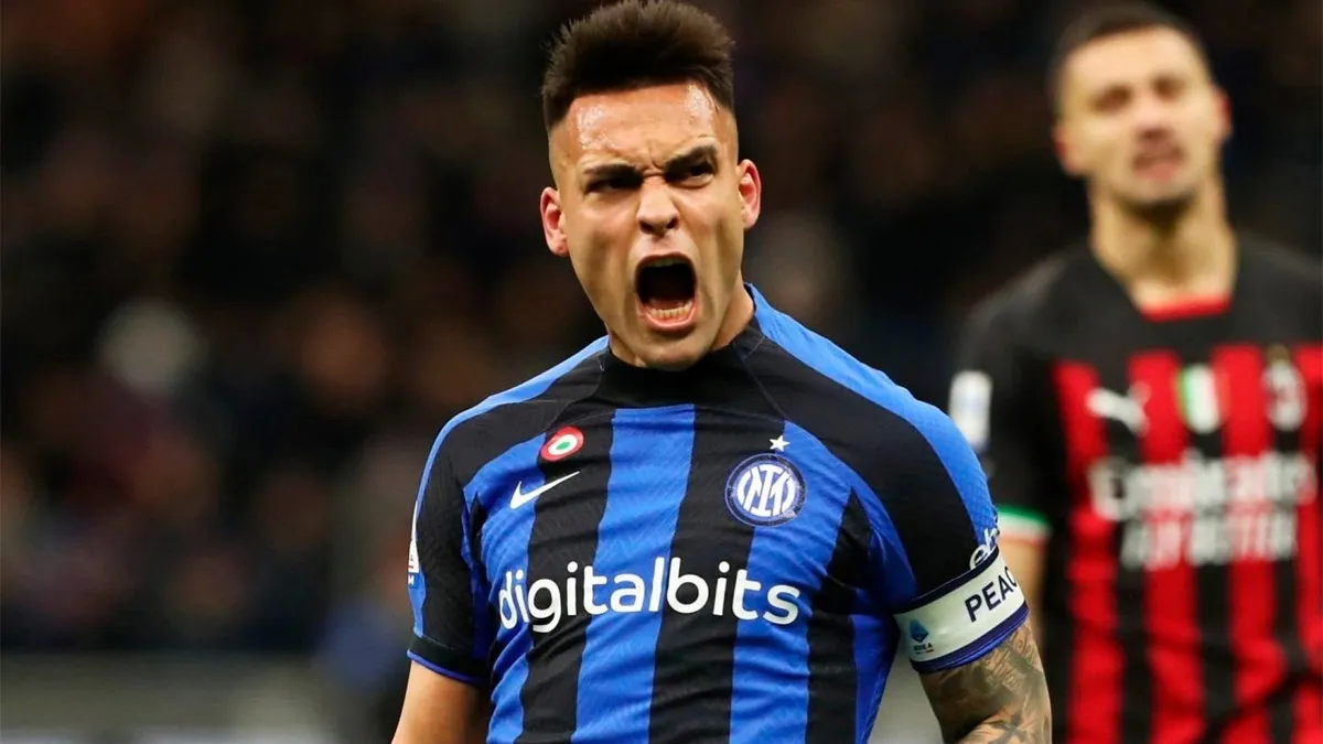 Inter le ganó a Milan con un gol de Lautaro Martínez