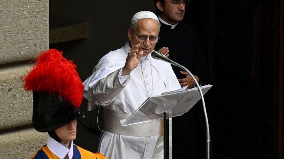El Papa León XIV rezó el Ángelus desde Castel Gandolfo.