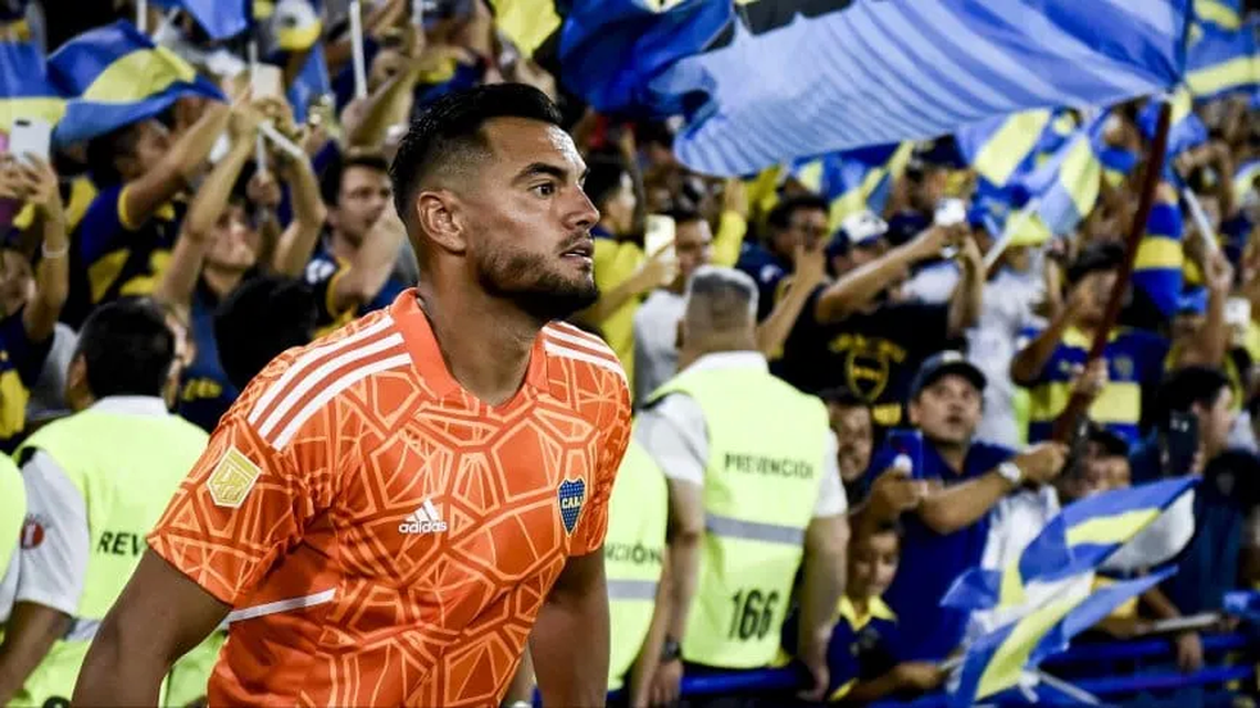 Sergio Romero está contento por su debut en Boca.