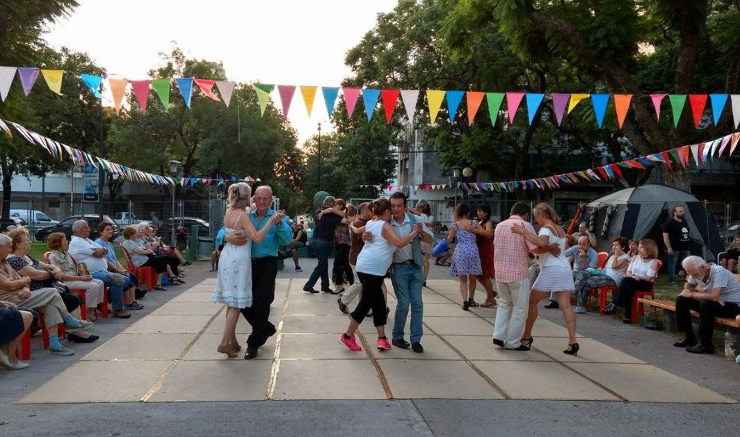 El tango gratuito y al aire libre copa Parque Patricios