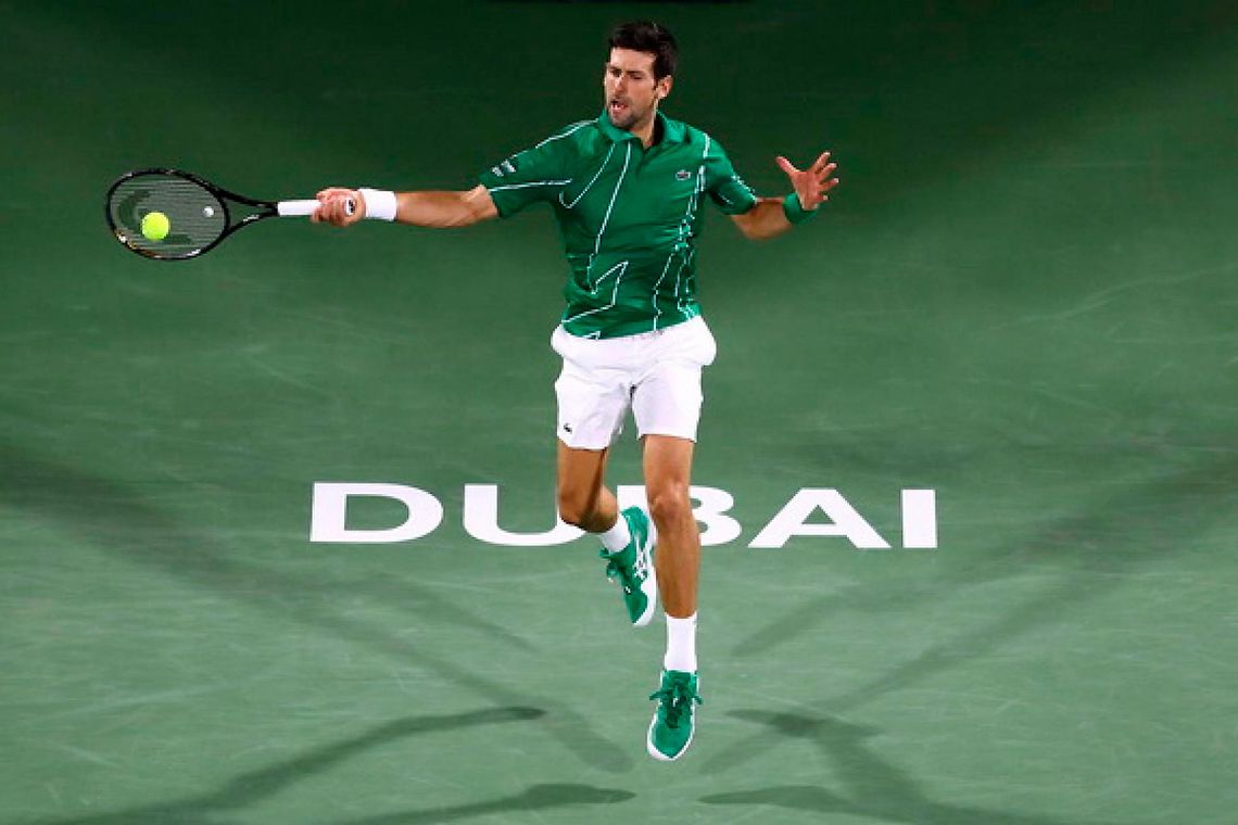 Cálido recibimiento en Dubái para Novak Djokovic