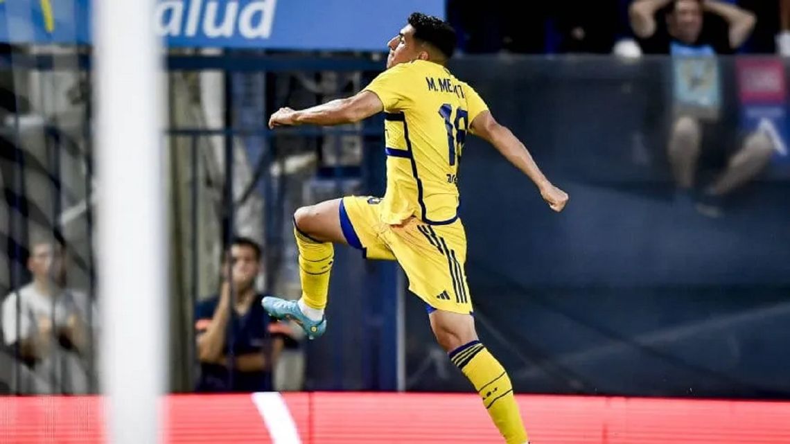 Miguel Merential marcó el gol que abrió el camino para la victoria de Boca contra Tigre.